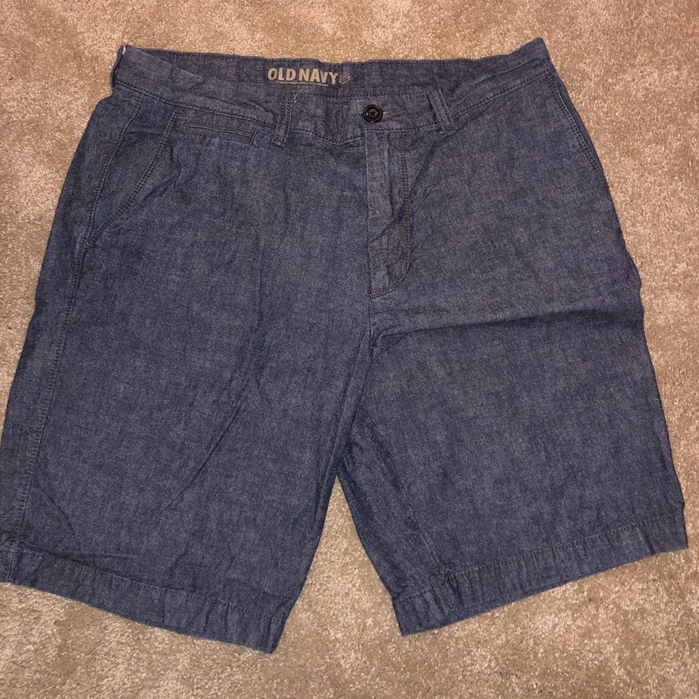 OLD NAVY Men Blue Khaki Short Sz. 32